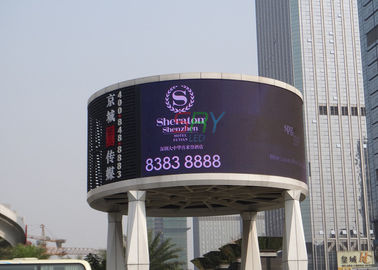 China Tempo longo da tela exterior do diodo emissor de luz de P5 SMD2828 toda a exposição de parede curvada formato do diodo emissor de luz fornecedor