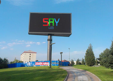 China Telas exteriores da propaganda do diodo emissor de luz do passo do pixel com ângulo de visão grande, exposição de diodo emissor de luz de 10mm fornecedor