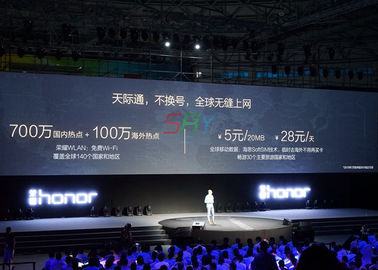 China passo do pixel de 2.5mm que anuncia a tela longa do diodo emissor de luz do aluguel do tempo da exposição de diodo emissor de luz para a fase fornecedor