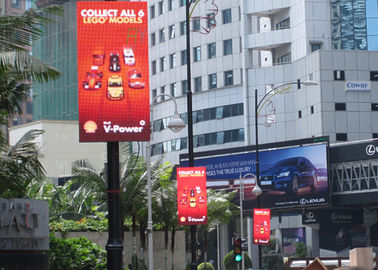 China 55 sinal aberto video conduzido de pólo de iluminação da rua da exposição da propaganda exterior da série P6 de Iphone da polegada fornecedor
