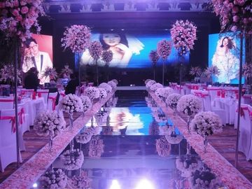 Exposição de diodo emissor de luz fixa interna da cor completa de SMD P6 para o casamento/fase/exposição fornecedor
