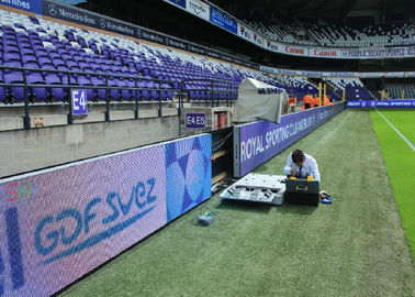 exposição de diodo emissor de luz do perímetro do estádio de 2R1G1B P16 para o clube do futebol, placas de propaganda de Tadium fornecedor