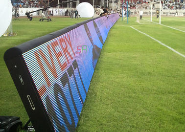O diodo emissor de luz exterior do móbil seleciona o perímetro do RGB que anuncia a exposição de diodo emissor de luz para o campo de futebol fornecedor