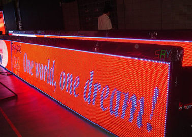 O diodo emissor de luz exterior do móbil seleciona o perímetro do RGB que anuncia a exposição de diodo emissor de luz para o campo de futebol fornecedor