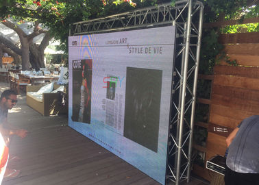 A fase P6.25 comercial ultra magro conduziu a parede 500 x 500mm da tela fornecedor