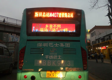 placas do destino do diodo emissor de luz do vidro traseiro da exposição de diodo emissor de luz da parte superior do táxi de 6mm Digitas para ônibus fornecedor