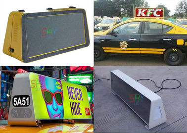 9-36V os lados dobro da C.C. 960*320mm Taxi a exposição de diodo emissor de luz superior com o controlador de 3G/WIFI fornecedor