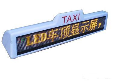 A parte superior sem fio assíncrona da exposição de diodo emissor de luz do táxi IP65/HD ilumina sinais conduzidos do telhado do táxi fornecedor