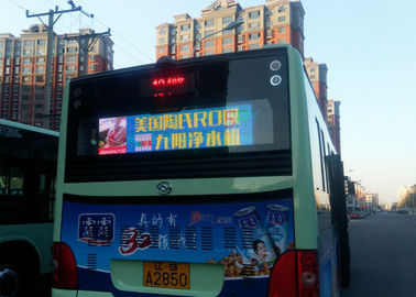 Exposição de diodo emissor de luz do táxi da cor GPRS/3G completa, placas de exposição sem fio do diodo emissor de luz do ônibus fornecedor