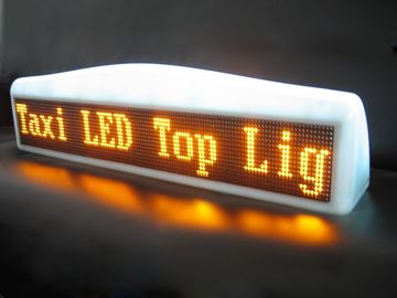 Exposição de diodo emissor de luz movente do táxi P10, 96 x 16 exposição de diodo emissor de luz da cor do pixel IP65 multi fornecedor