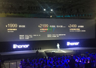 passo do pixel de 2.5mm que anuncia a tela longa do diodo emissor de luz do aluguel do tempo da exposição de diodo emissor de luz para a fase fornecedor