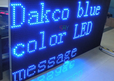 Trafique exposição verde/azul movente de exposição de mensagem do diodo emissor de luz da maneira alta, única da cor de diodo emissor de luz fornecedor
