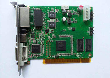 Diodo emissor de luz síncrono do RGB dos acessórios da exposição de diodo emissor de luz de Linsn TS802 que envia o cartão fornecedor