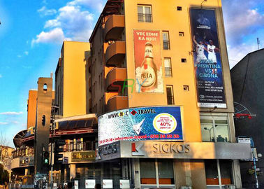Exposição de diodo emissor de luz exterior da cor P10 completa, quadros de avisos de propaganda do diodo emissor de luz do lugar público fornecedor