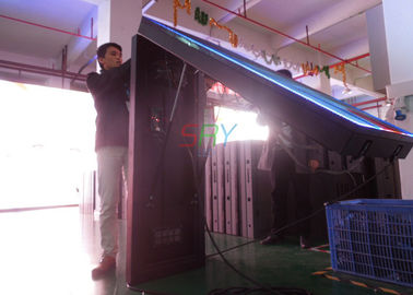 parte dianteira exterior do armário de exposição do diodo emissor de luz DIP346 de 10mm aberta para a parede unida fornecedor