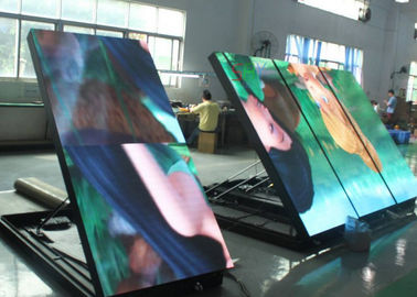 Fácil mantenha a exposição de parede conduzida do armário de exposição P do diodo emissor de luz da cor IP65 completa 10 exteriores fornecedor