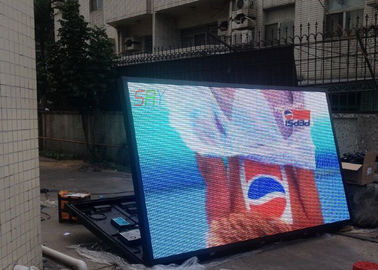6500cd/o dobro exterior da exposição de diodo emissor de luz da cor completa serviço dianteiro do sqm tomou partido P10 o CE RoHS fornecedor