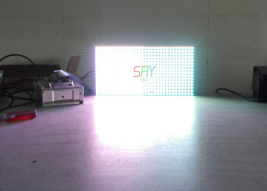 1/4 de módulo exterior 16 x 16 da exposição de diodo emissor de luz da cor completa P10 RGB da varredura pontilha fornecedor