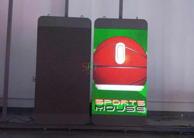55 sinal aberto video conduzido de pólo de iluminação da rua da exposição da propaganda exterior da série P6 de Iphone da polegada fornecedor