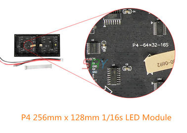 módulo p4 conduzido exterior do módulo 4mm de 256mm x de 128mm assíncrono fornecedor