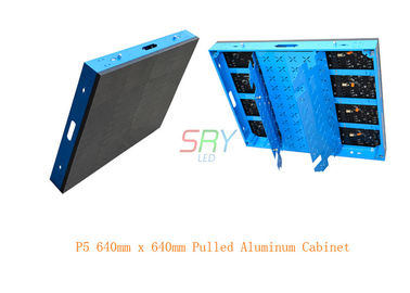 A cor P5 azul interna puxou o uso alugado 640mm x 640mm do armário de alumínio do diodo emissor de luz fornecedor