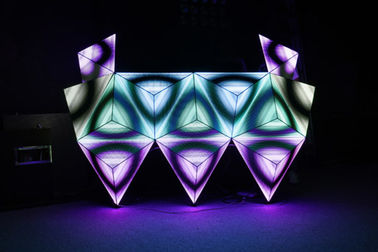Forme à mesa 3D do DJ a exposição de diodo emissor de luz fixa interna o passo criativo 6.15mm fornecedor