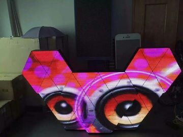 Forme à mesa 3D do DJ a exposição de diodo emissor de luz fixa interna o passo criativo 6.15mm fornecedor