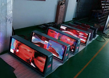 Exposição de diodo emissor de luz da parte superior do táxi do painel do diodo emissor de luz do táxi da propaganda exterior que anuncia a caixa leve com controle de 4g/Wifi fornecedor