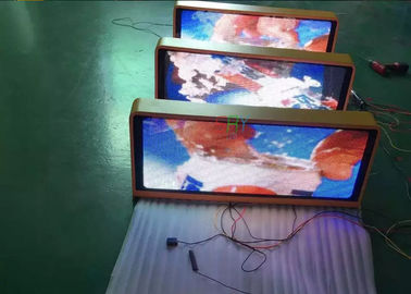Exposição de diodo emissor de luz da parte superior do táxi do painel do diodo emissor de luz do táxi da propaganda exterior que anuncia a caixa leve com controle de 4g/Wifi fornecedor