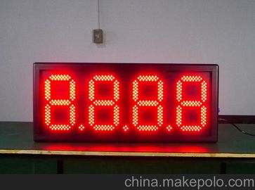 10 preço do petróleo conduzido vermelho de controle remoto polegadas de tempo e de temperatura do RF Digital conduziram sinais fornecedor