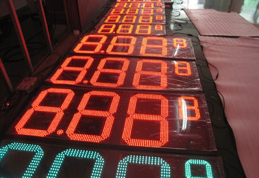 10 preço do petróleo conduzido vermelho de controle remoto polegadas de tempo e de temperatura do RF Digital conduziram sinais fornecedor