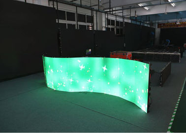 PH5.95 500mm x 500mm curvou as telas do diodo emissor de luz, exposição de painéis conduzida curvada IP65 fornecedor