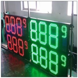 Exposição de mensagem movente do diodo emissor de luz do verde dianteiro do acesso para o preço do petróleo do posto de gasolina fornecedor