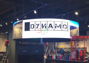A cor completa interna conduzida curvou a exposição, exposição de diodo emissor de luz impermeável HD de 6mm fornecedor