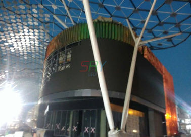 A cor completa do anúncio publicitário 5mm curvada conduziu a parede 6500nits que anuncia a exposição de diodo emissor de luz ultra brilhante fornecedor