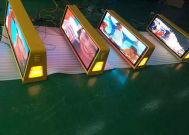 Sistema 3G sem fio do sinal do diodo emissor de luz do telhado da parte superior do táxi da cor completa de propaganda exterior P5 fornecedor