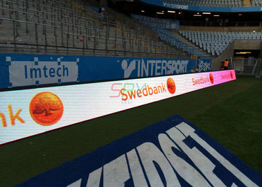 Manutenção fácil estática da exposição de diodo emissor de luz do perímetro do estádio de futebol do MERGULHO HD da varredura fornecedor