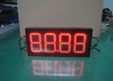 8,889 4 exposição de mensagem movente do diodo emissor de luz do segmento dos dígitos 7, sinal conduzido do preço de gás fornecedor