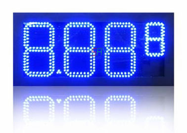 8,889 4 exposição de mensagem movente do diodo emissor de luz do segmento dos dígitos 7, sinal conduzido do preço de gás fornecedor