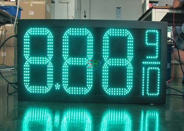 8,889 4 exposição de mensagem movente do diodo emissor de luz do segmento dos dígitos 7, sinal conduzido do preço de gás fornecedor