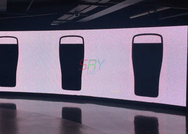 Mure a propaganda comercial curvada HD eletrônica de monitor de exposição de 4mm fornecedor
