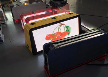 A exposição exterior da propaganda do diodo emissor de luz do táxi P5, 192 x 64 pontilha a exposição de diodo emissor de luz feito-à-medida da parte superior do táxi fornecedor